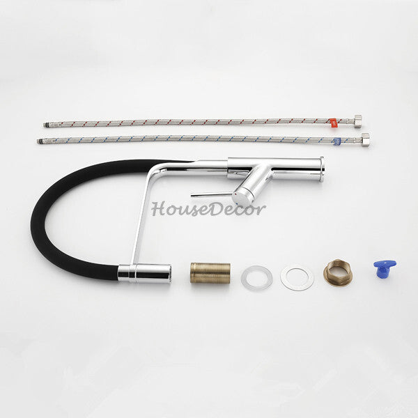 Modern kitchen sink mixer tap swivel spout additional view