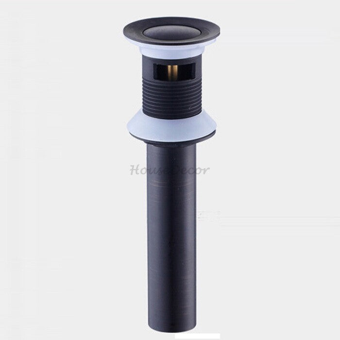 Black Brass basin waste detailed product view main view