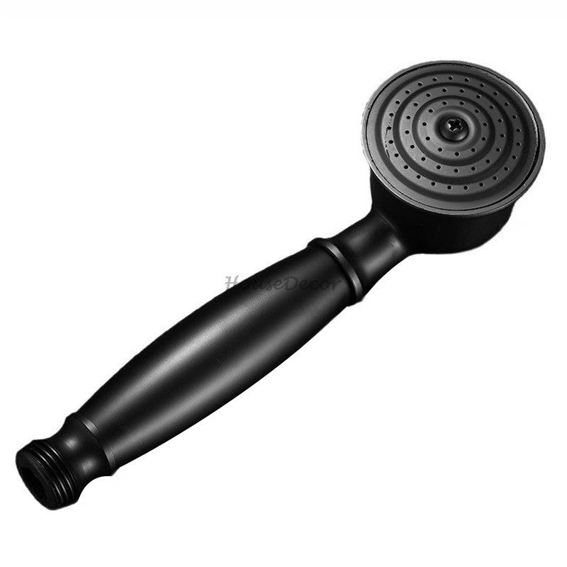 Modern Brass shower head handheld shower set detail view