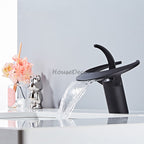 Modern bath shower mixer tap waterfall spout additional view
