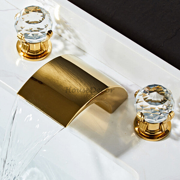 Modern bath shower mixer tap waterfall spout additional view