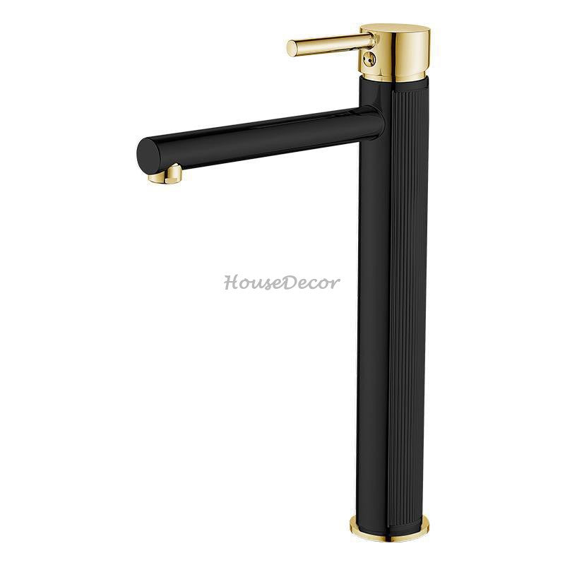 Brass bath shower mixer tap single lever control detail view