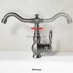 Brass bath shower mixer tap swivel spout additional view
