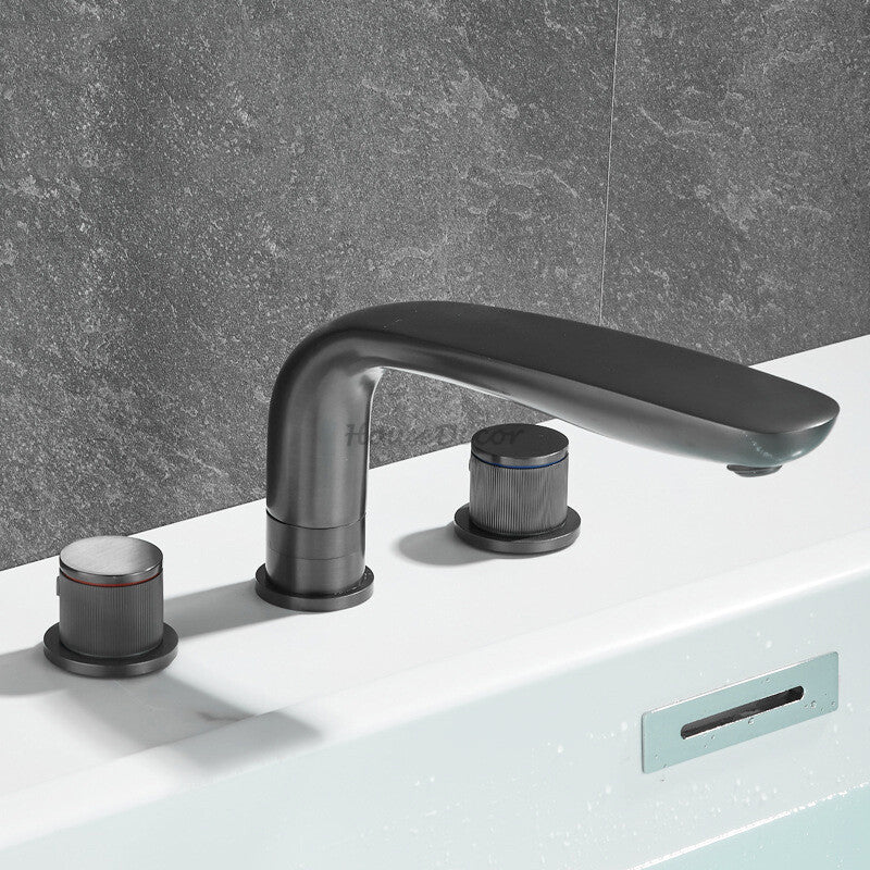 Brass bath shower mixer tap swivel spout additional view