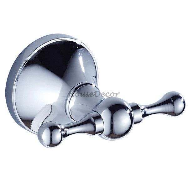 Chrome Brass robe hook detailed product view main view
