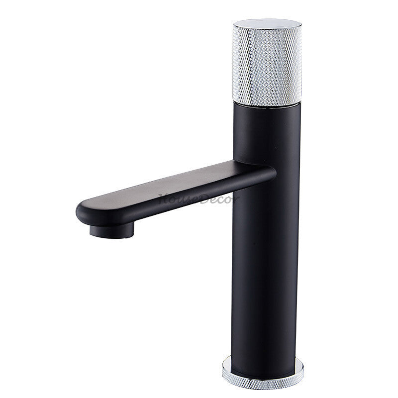 Modern bath shower mixer tap deck mounted design detail view