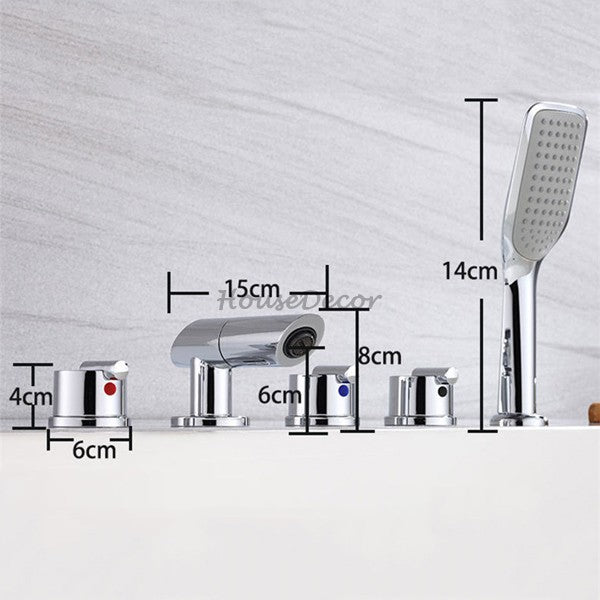 Modern bath shower mixer tap swivel spout additional view
