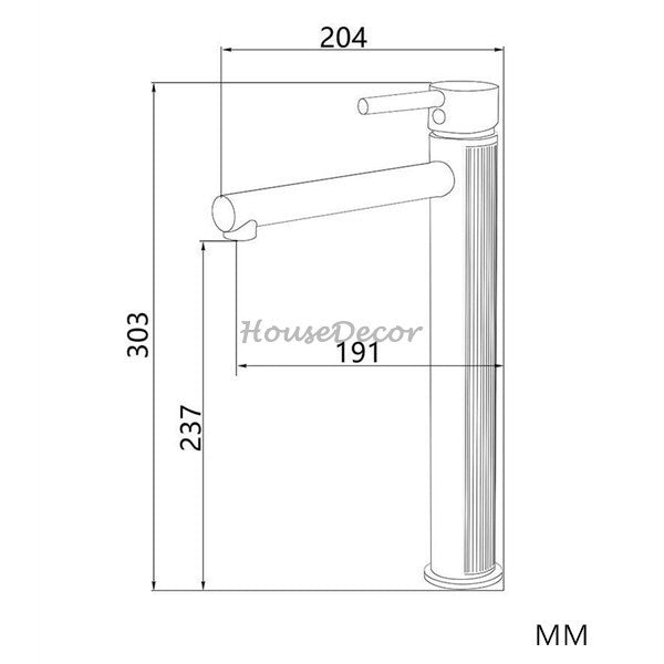 Brass bath shower mixer tap single lever control additional view