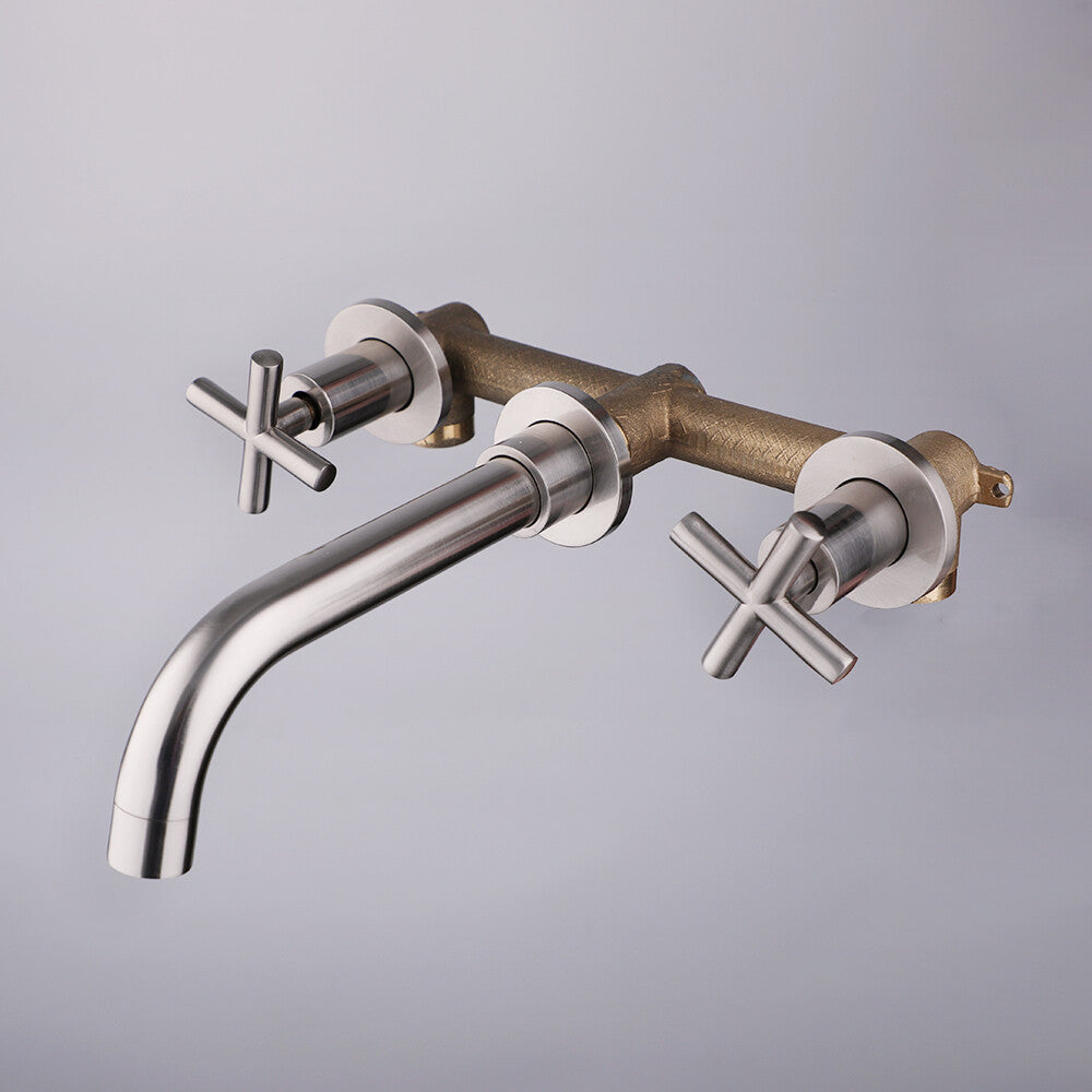 Brass bath shower mixer tap wall mounted design additional view