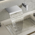 Modern bath shower mixer tap waterfall spout additional view