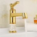 Gold Ceramic bath shower mixer tap detailed product view main view