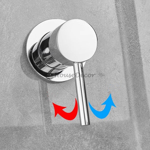 Modern bath shower mixer tap single lever control additional view