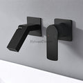 Modern bath shower mixer tap wall mounted design detail view