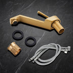 Modern bath shower mixer tap deck mounted design additional view