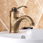Antique Brass bath shower mixer tap single lever control main view