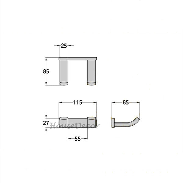 Gold Brass home product wall mounted design additional view