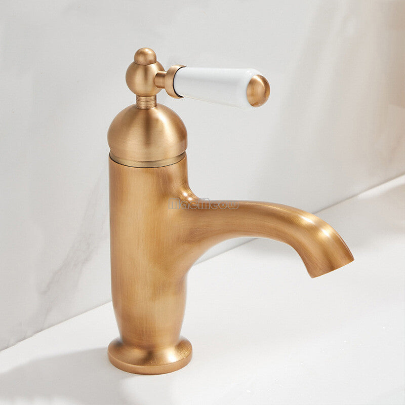 Modern Ceramic bathroom basin mixer tap detailed product view detail view