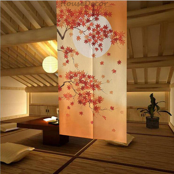 Modern Fabric doorway curtain room divider design main view