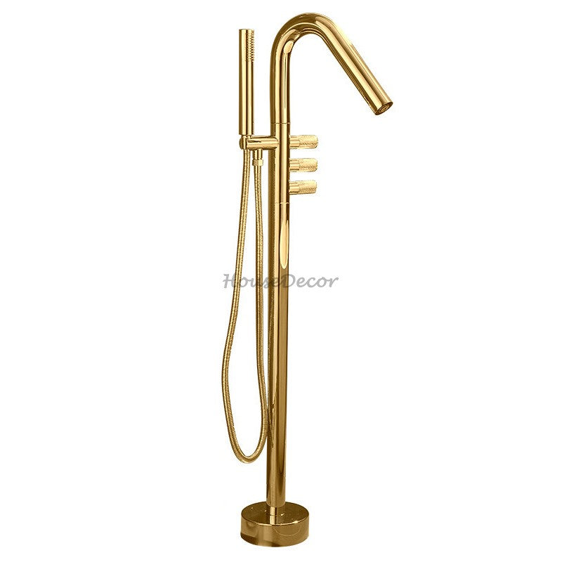 Modern bath shower mixer tap floor mounted design additional view