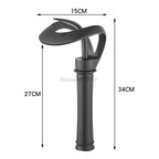 Modern bath shower mixer tap waterfall spout additional view