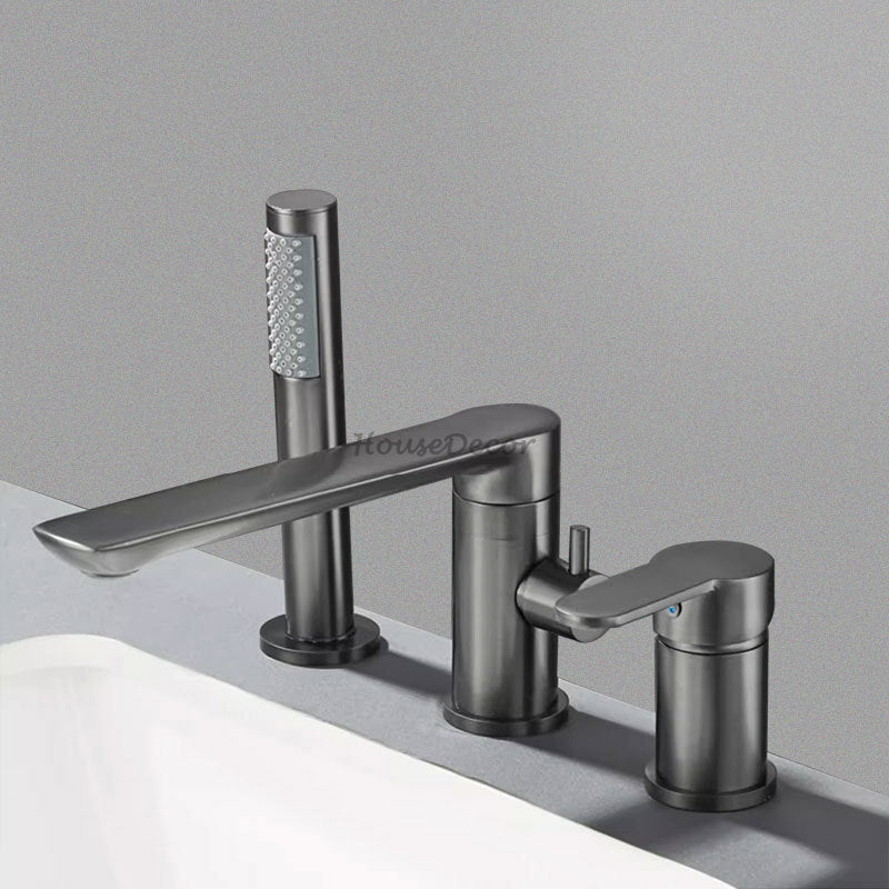 Modern Brass bath shower mixer tap swivel spout additional view