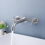 Brass bath shower mixer tap wall mounted design additional view