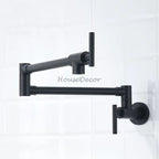 Modern kitchen sink mixer tap folding spout additional view