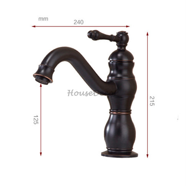 Black Brass bath shower mixer tap single lever control detail view