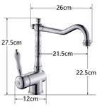 Modern Ceramic kitchen sink mixer tap swivel spout additional view