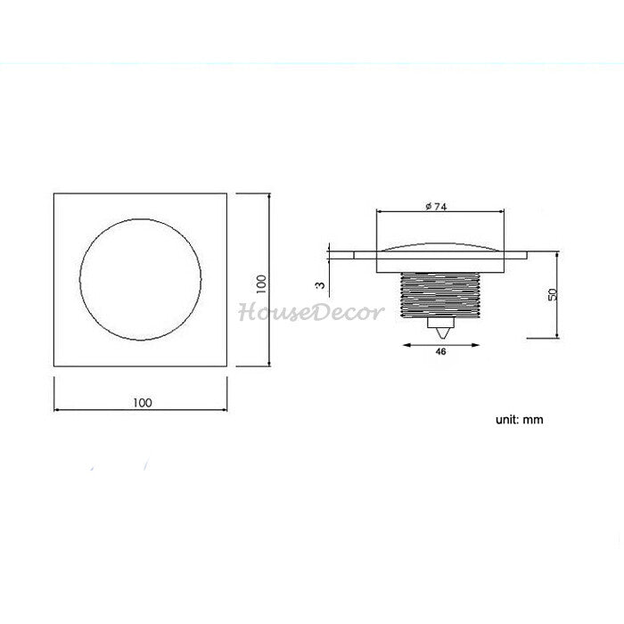 Modern basin waste detailed product view additional view