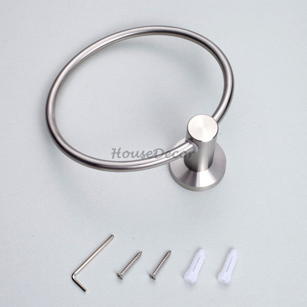 Modern Stainless Steel towel rack wall mounted design detail view