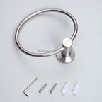 Modern Stainless Steel towel rack wall mounted design detail view