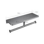 Modern Brass toilet paper holder detailed product view additional view