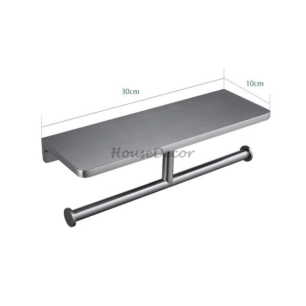 Modern Brass toilet paper holder detailed product view additional view