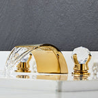 Modern bath shower mixer tap waterfall spout additional view