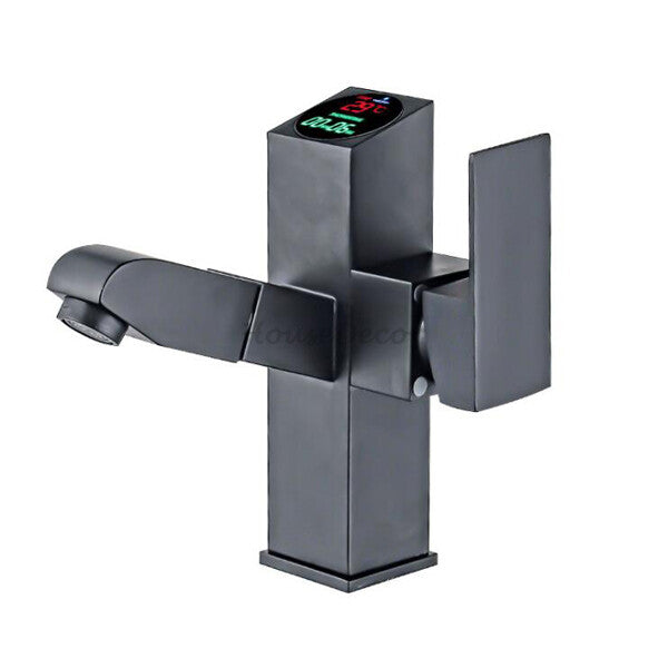 Modern bath shower mixer tap pull out spray main view