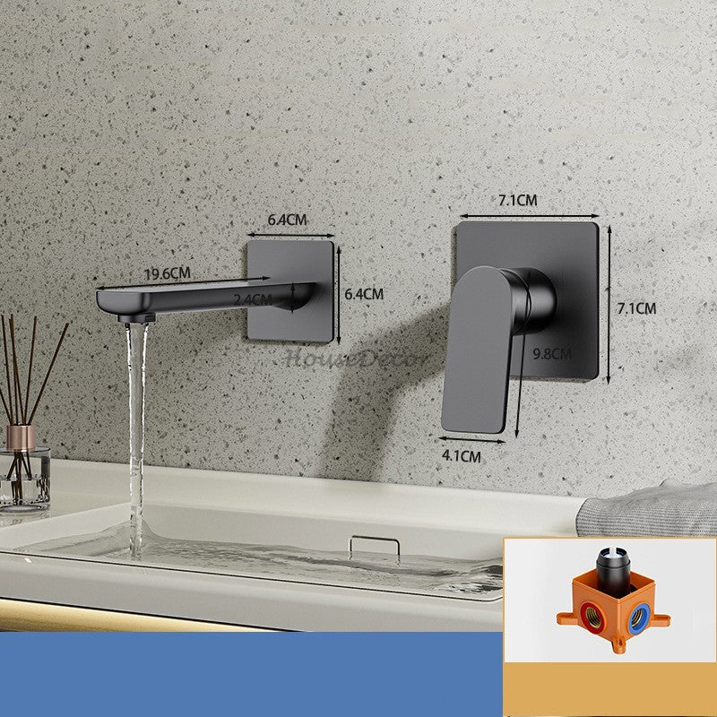 Modern bath shower mixer tap waterfall spout additional view