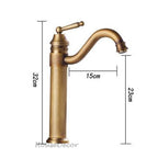 Antique Brass bath shower mixer tap swivel spout additional view