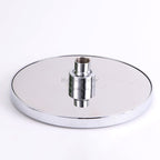 Chrome shower head detailed product view detail view