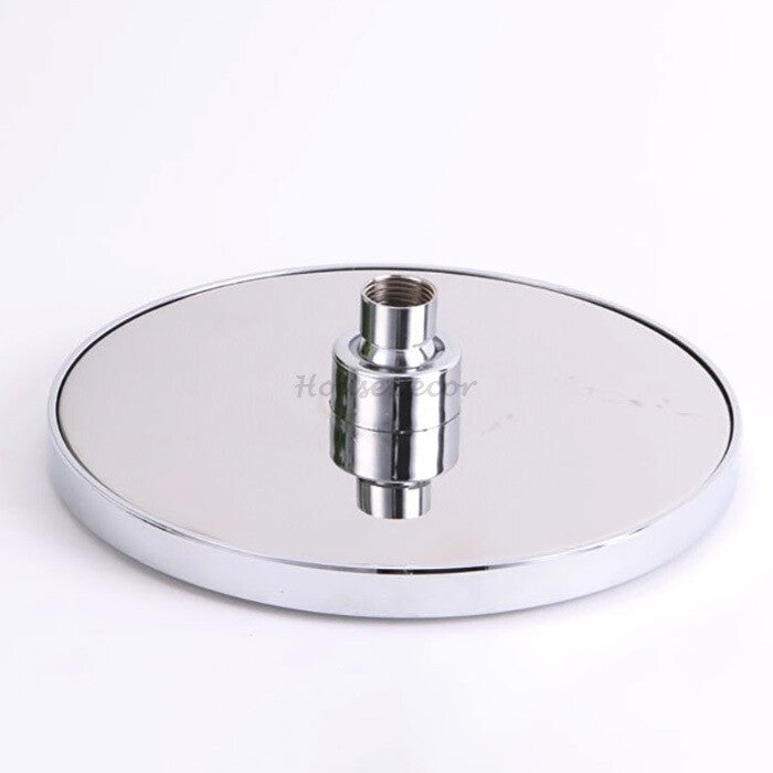 Chrome shower head detailed product view detail view