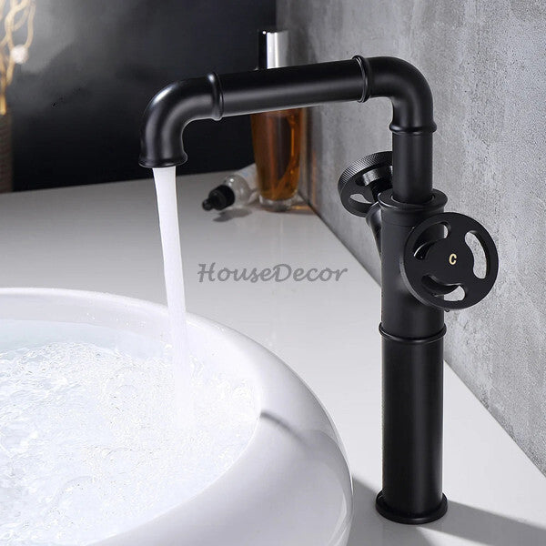 Modern bath shower mixer tap dual handle control additional view