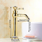 Modern bath shower mixer tap single lever control detail view