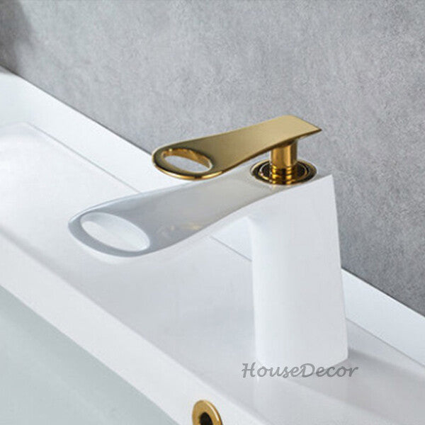 Brass bath shower mixer tap waterfall spout additional view