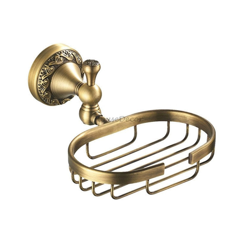 Antique Brass towel rack detailed product view additional view