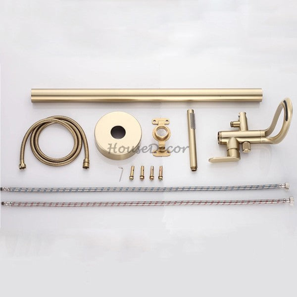 Modern bath shower mixer tap waterfall spout additional view