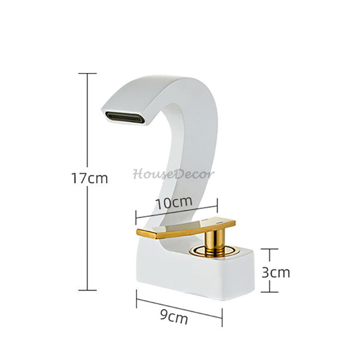 Modern bath shower mixer tap waterfall spout additional view