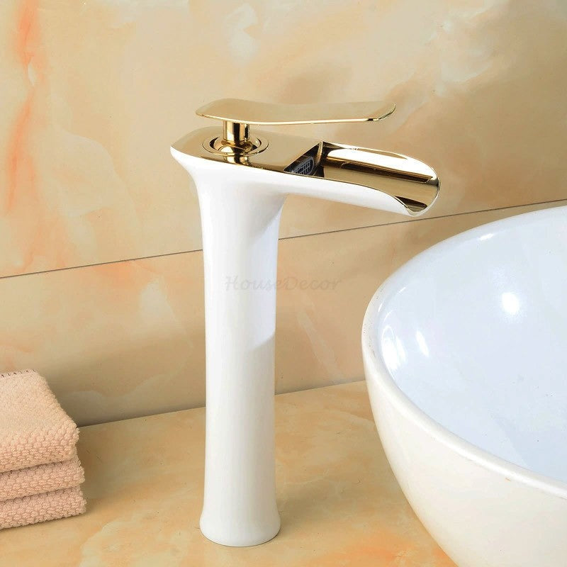 Modern bath shower mixer tap waterfall spout additional view