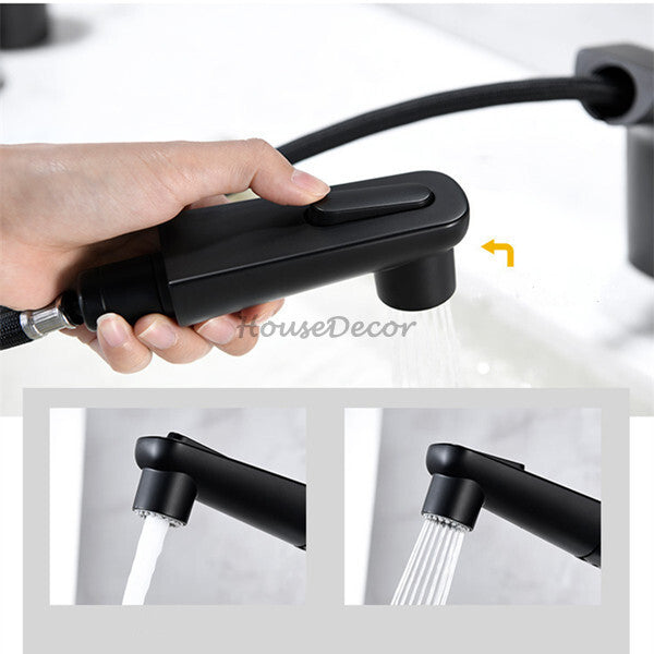 Modern bath shower mixer tap pull out spray additional view