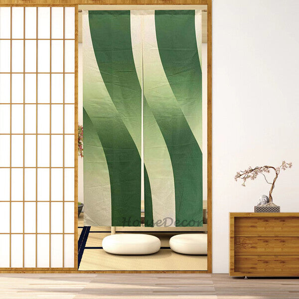 Modern Fabric doorway curtain room divider design main view