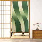 Modern Fabric doorway curtain room divider design main view